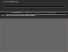 Tablet Screenshot of christendom.org